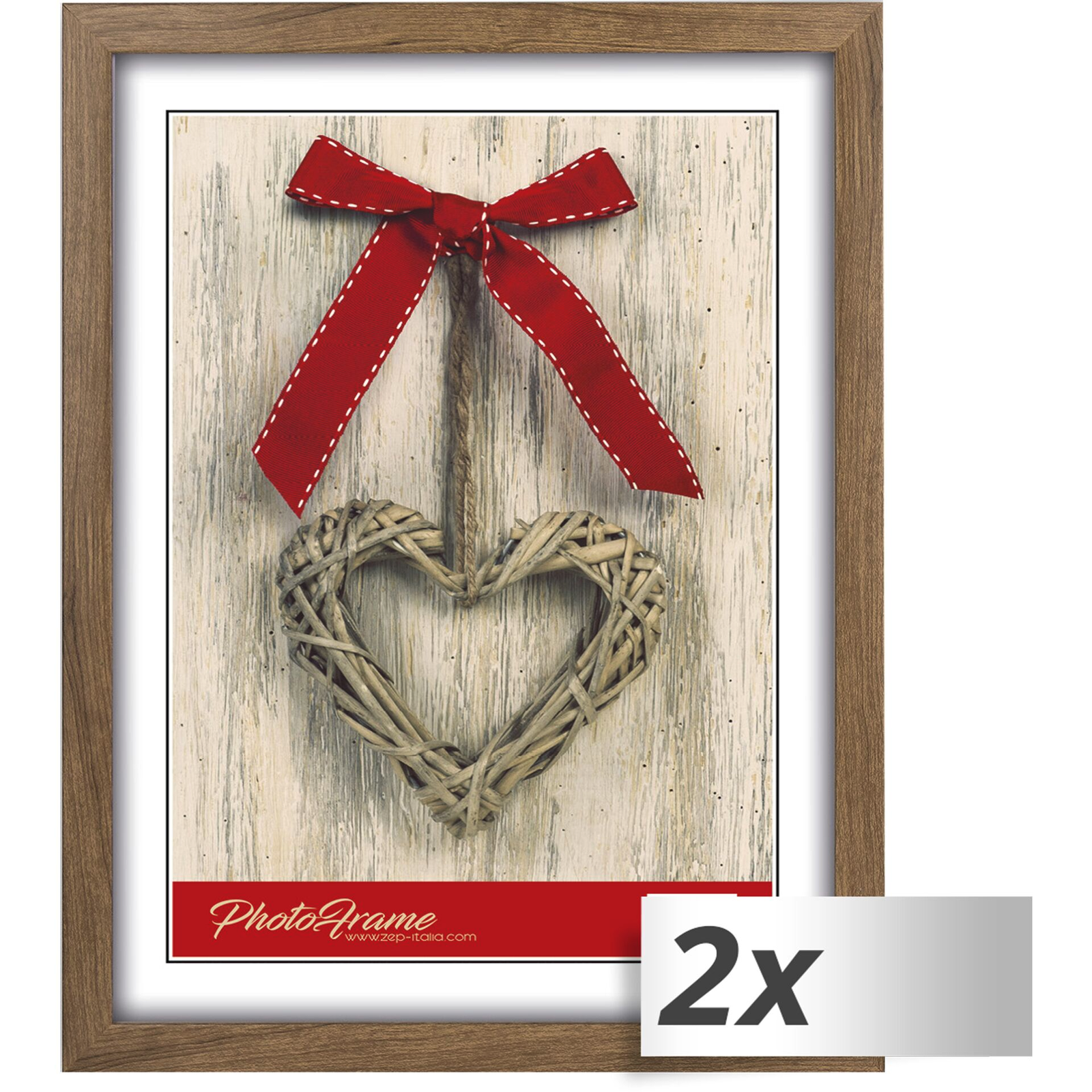 ZEP M484B 22x32 Képkeret - Barna (2 darab) (M484B)