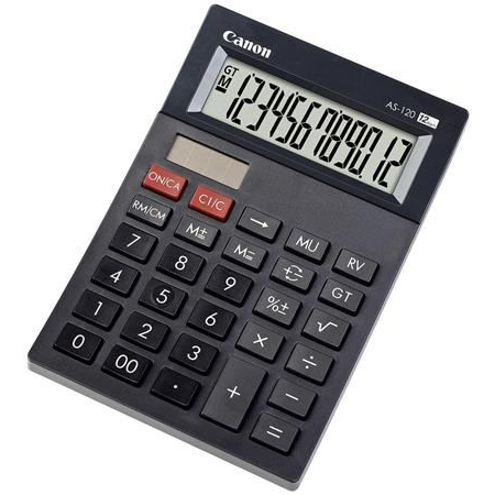 Canon AS-120 kalkulačka Kapsa Kalkulačka s displejem Šedá