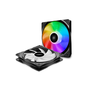 Deepcool CF 140 – 2 in 1 ház hűtő ventilátor RGB LED 14cm 2db (DP-FA-RGB-CF140-2)