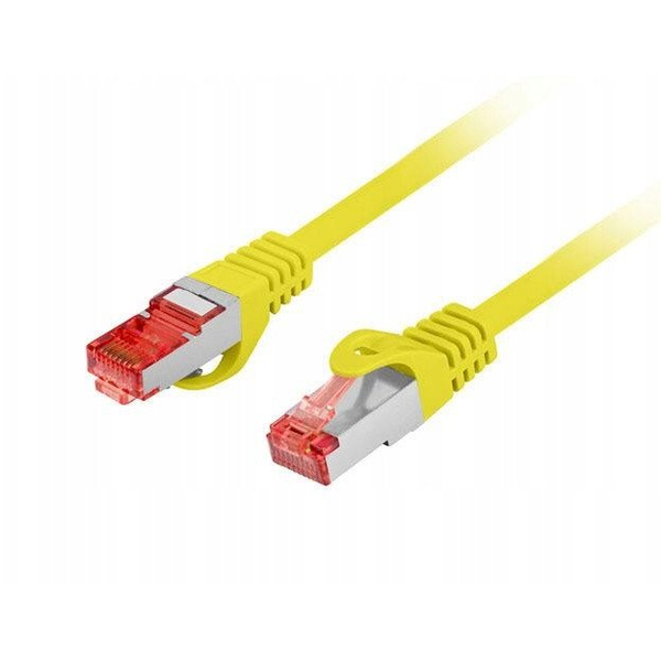 Patch kabel Lanberg S/FTP 6 RJ45 / RJ45 0,25 m žlutý