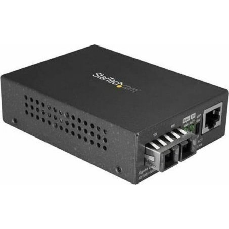 StarTech.com MCMGBSCSM10 netwerk media converter 1000 Mbit/s 1310 nm Zwart