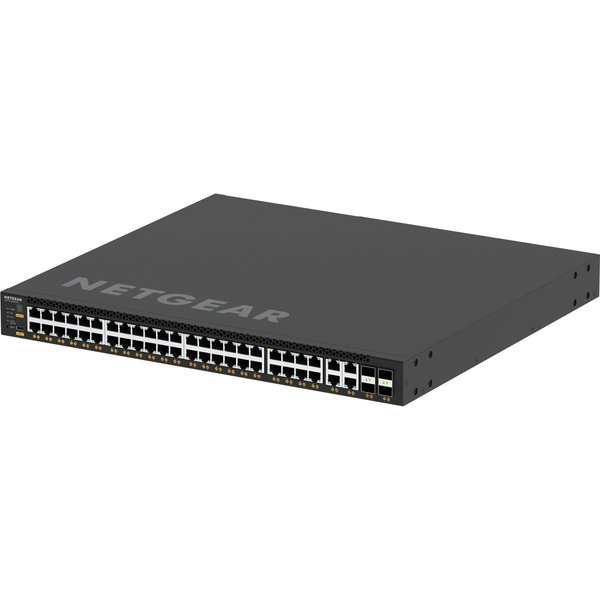 NETGEAR M4350-44M4X4V Управляем L3 2.5G Ethernet (100/1000/2500) Захранване по Ethernet (PoE) 1U Черен