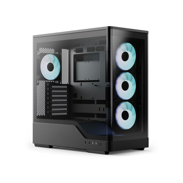 AeroCool Geh Midi P500A Black                 ACCS-P500A-001