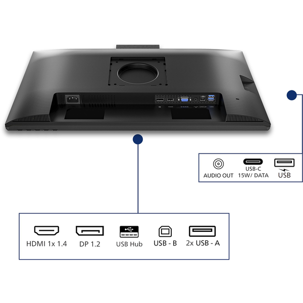 Philips 3000 series 24B2N3200JH/00 computerskærm 60,5 cm (23.8") 1920 x 1080 pixel Fuld HD LCD Sort