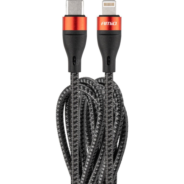 kábel Uc-19 Usb-c + Lightning iphone 200 Cm Fulllink Amio-02931
