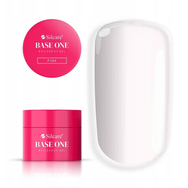 SILCARE_Base One Buldier Gel żel budujący do paznokci Pink 50g
