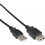 InLine 4043718111077 USB кабел USB 2.0 5 м USB A Черен