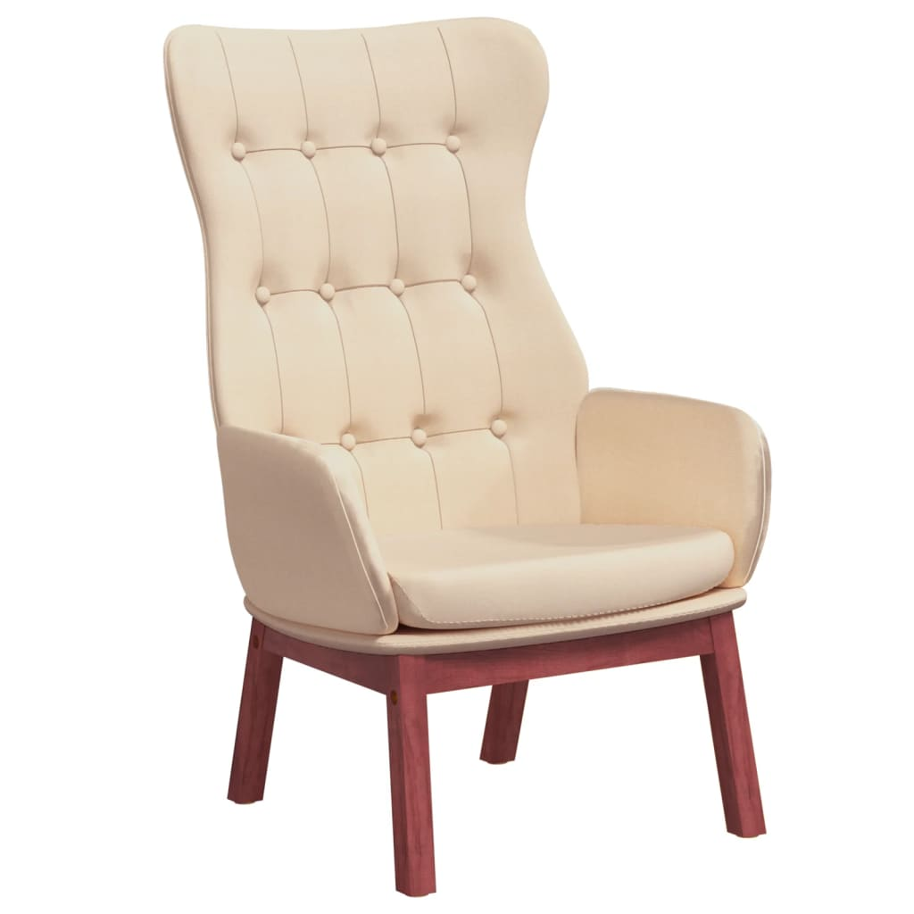 krémszínű szövet pihenőfotel (341270)