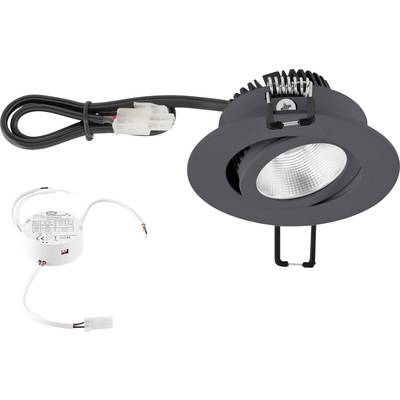 EVN PC20D61602 EVN Lichttechnik LED-es beépíthető lámpa LED Fixen beépített LED-es 6 W Antracit (PC20D61602)