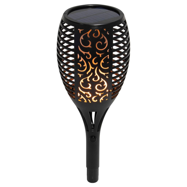 Somogyi LED-es Napelemes kerti fáklya fekete (MX 300)