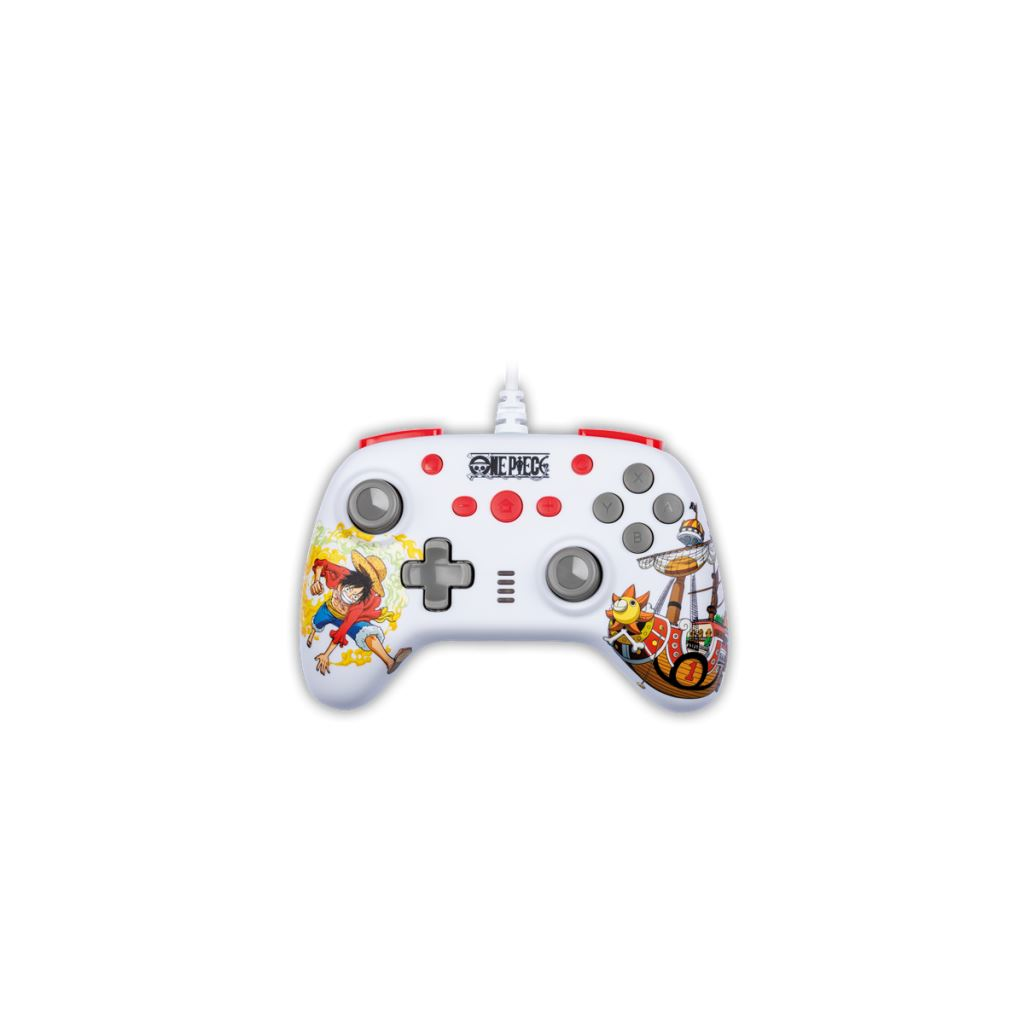 Konix One Piece Nintendo Switch vezetékes kontroller fehér (KX-OP-PAD-WHI) (KX-OP-PAD-WHI)