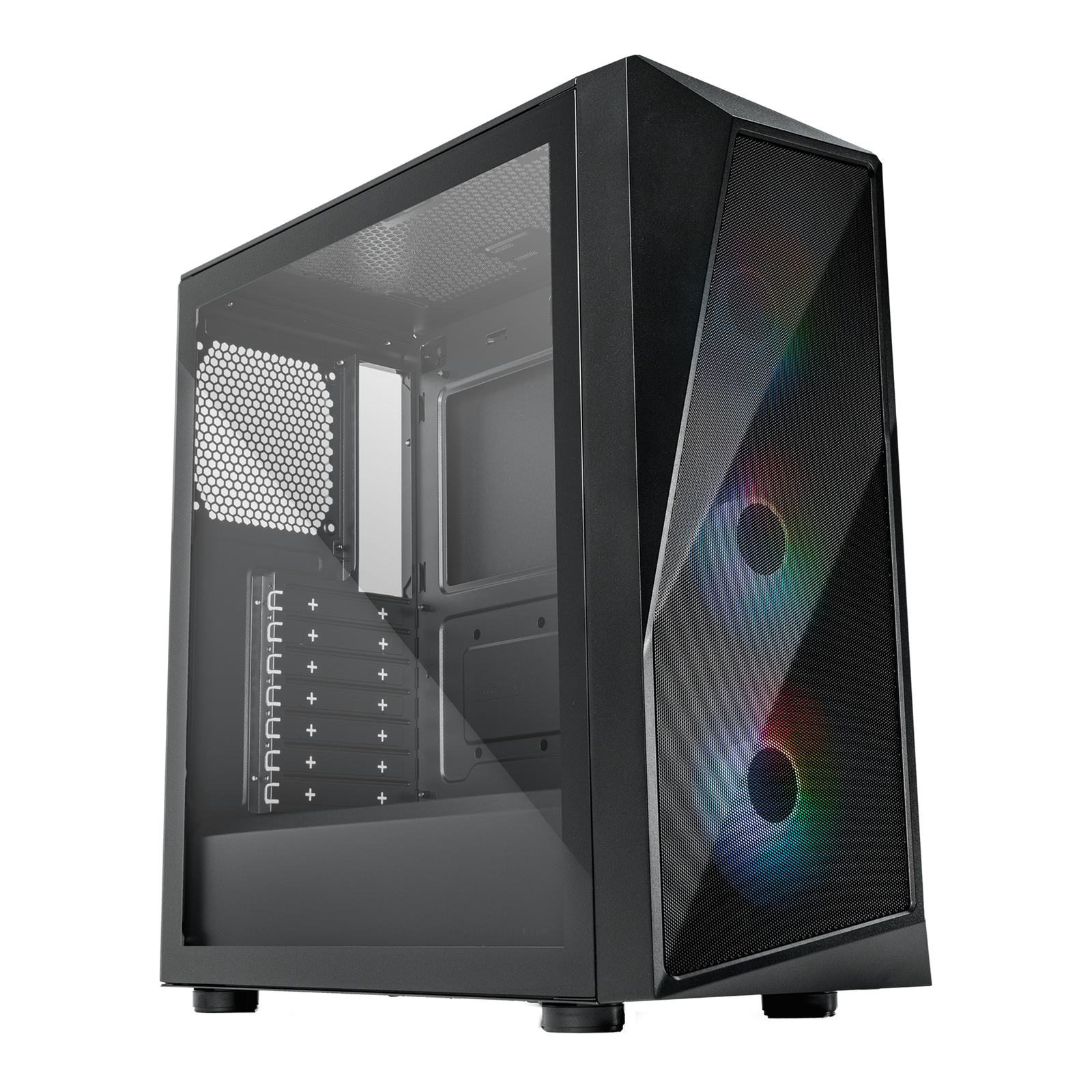 Cooler Master CMP 520 Számítógépház - Fekete (CP520-KGNN-S00)