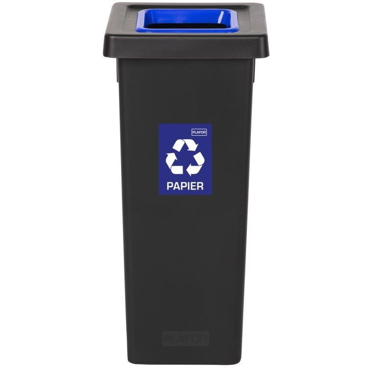 Igotrend 720003 szelektív szemetes, 53 l, FIT BIN, fekete/kék (5907749937206)