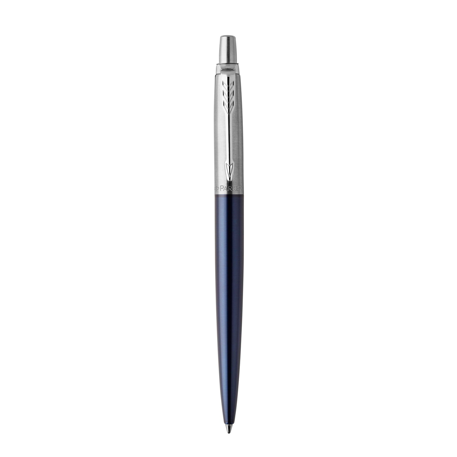 Parker Royal Jotter nyomógombos golyóstoll Royal kék ezüst színű klippel - 0,7 mm / Kék (7010556001)