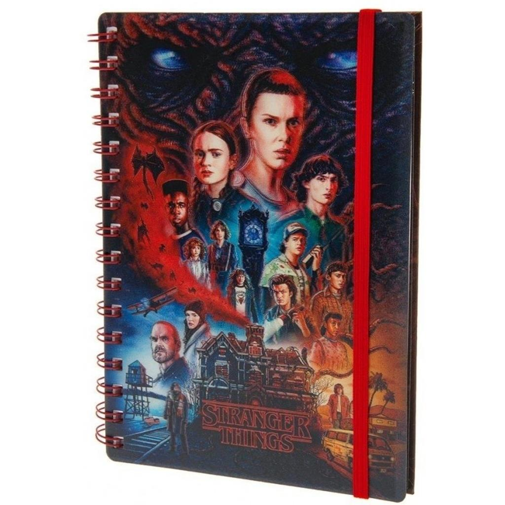 MERCH 3D ring notebook Stranger Things 4 (5056480391676)