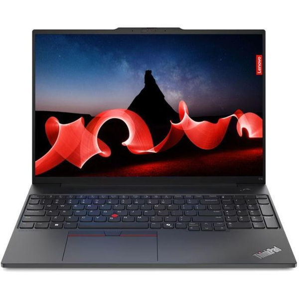 Lenovo ThinkPad E16 AMD Ryzen™ 5 7535HS Laptop 40,6 cm (16") WUXGA 32 GB DDR5-SDRAM 1 TB SSD Wi-Fi 6E (802.11ax) Windows 11 Pro Sort
