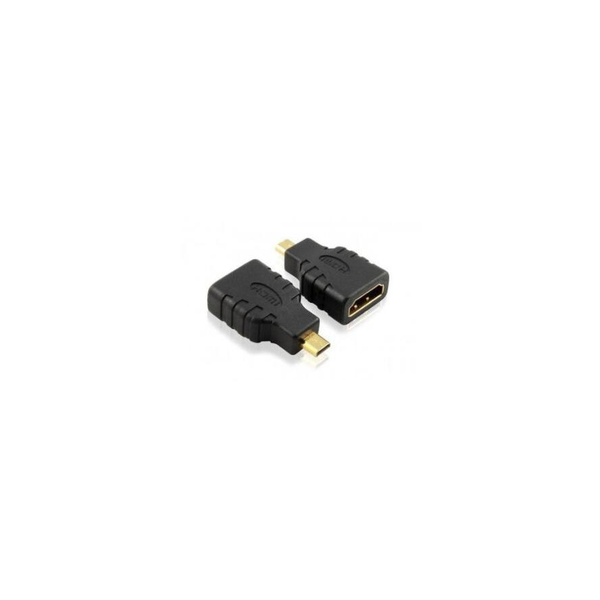 Techly Micro D HDMI - HDMI M/F Micro HDMI D Sort