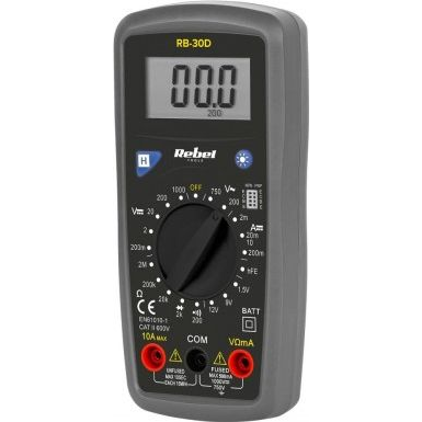 REBEL RB-30D Univerzális Mérőműszer (MIE-RB-30D)