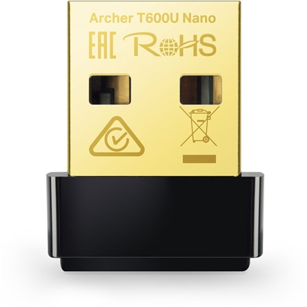 TP-Link Archer T600U Nano 600Mb/s USB2.0 A Dual-Band Wi-Fi hálózati adapter (ARCHER T600U NANO)