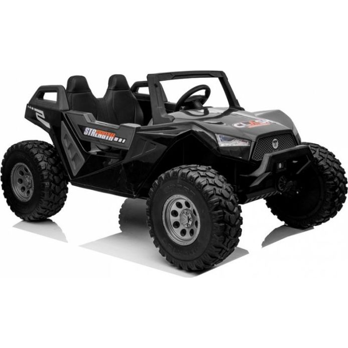 Clash Buggy SX1928 24 V Elektromos 2 Személyes Kisautó 4192 - 4x200 W Motorral,Szülői Távírányítóval, Állítható Üléssel, Lakk Fekete (4192)