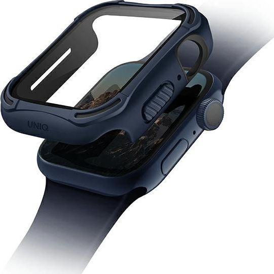 Apple Watch S4/5/6/SE Tok + kijelzővédő 40mm - Kék