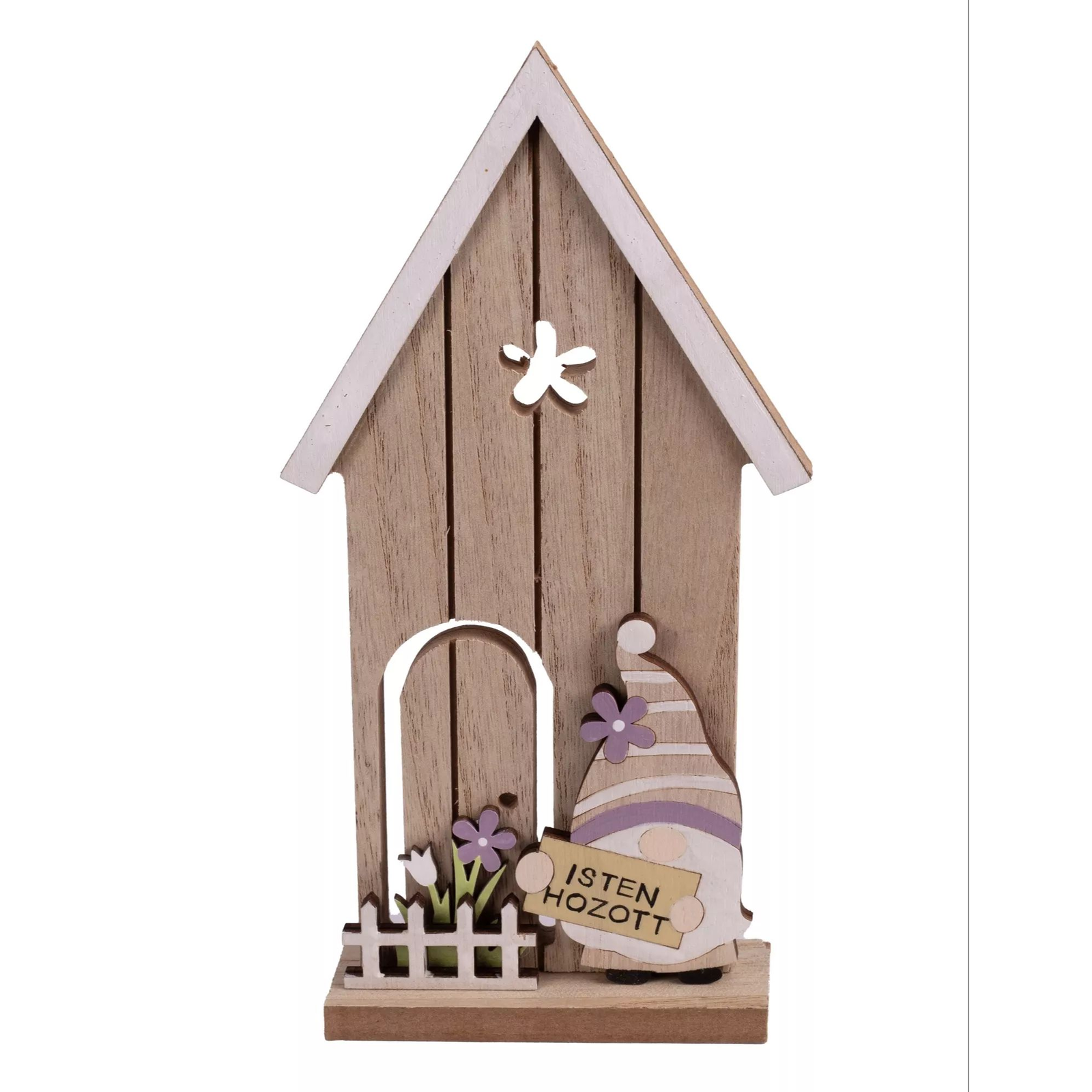 Faházikó mintával és manó figurával 