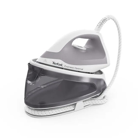 Tefal Express Optimal SV4111E0 gőzvasaló állomás 2200 W 1,2 L Express Glide kerámia Szürke, Fehér (SV4111E0)