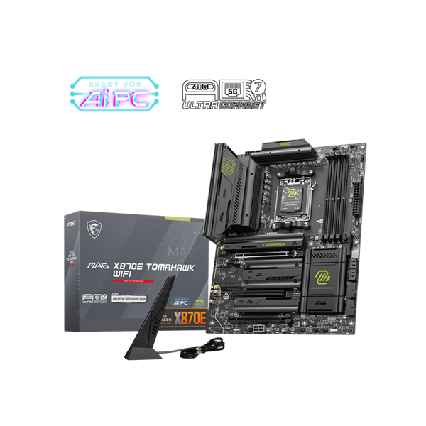 MSI Alaplap AM5 MAG X870E TOMAHAWK WIFI AMD X870E, ATX (MAG X870E TOMAHAWK WIFI)