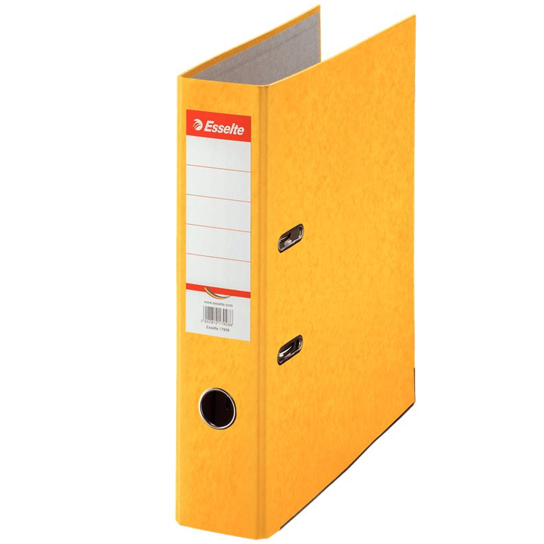 Esselte Rainbow karton iratrendező sárga (17928) (esselte17928)