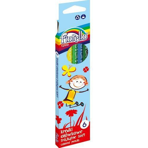 FIORELLO Színes Ceruza Háromszögletű 6 Darabos (WIKR-912853)