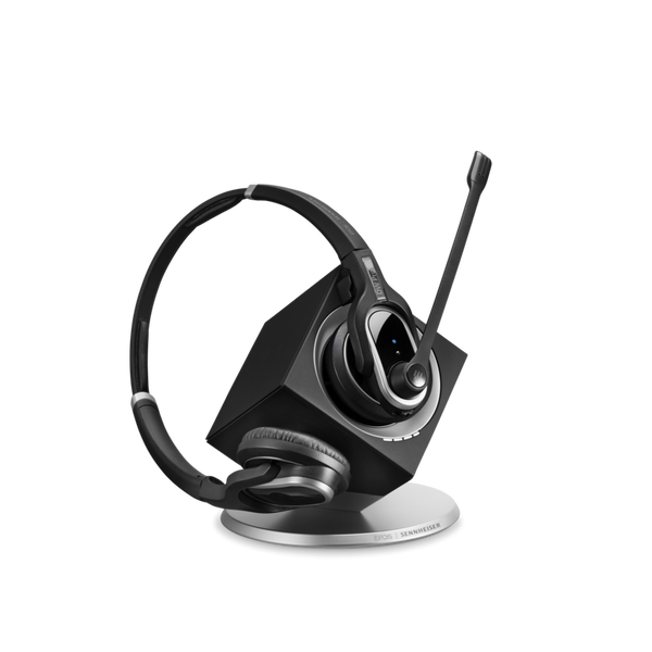 EPOS | SENNHEISER IMPACT DW Pro 2 USB ML - EU Слушалки Безжичен Лента за глава Офис/Център за обаждания Черен, Сребърен