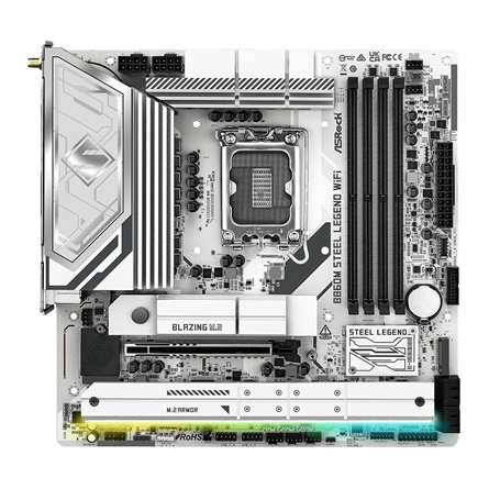 ASRock B860M Steel Legend WiFi DDR5 Intel s1851 MicroATX Alaplap