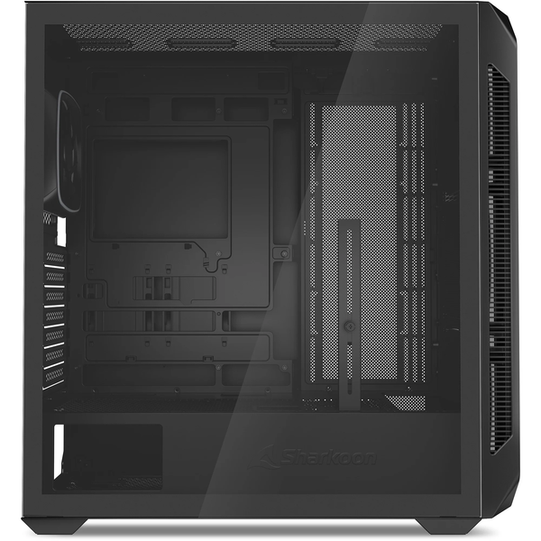 Sharkoon AK5G Midi Torony Számítógépház + 4 x 120 mm ARGB ventilátor - Fekete