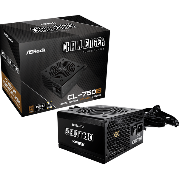 ASRock 750W CL-750B Challanger 80+ Bronze Tápegység
