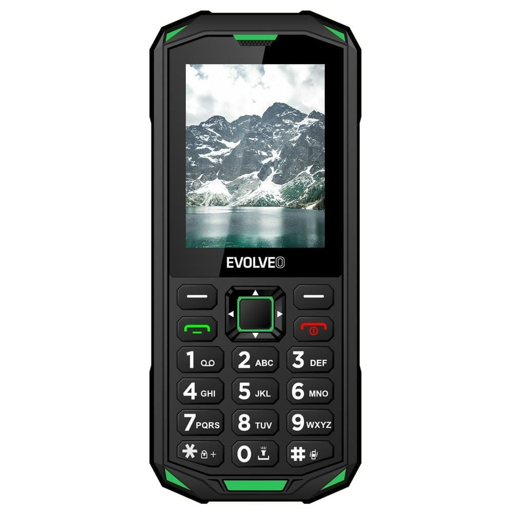 Evolveo StrongPhone X5 mobiltelefon fekete-zöld (SGM SGP-X5-GR) (SGM SGP-X5-GR)
