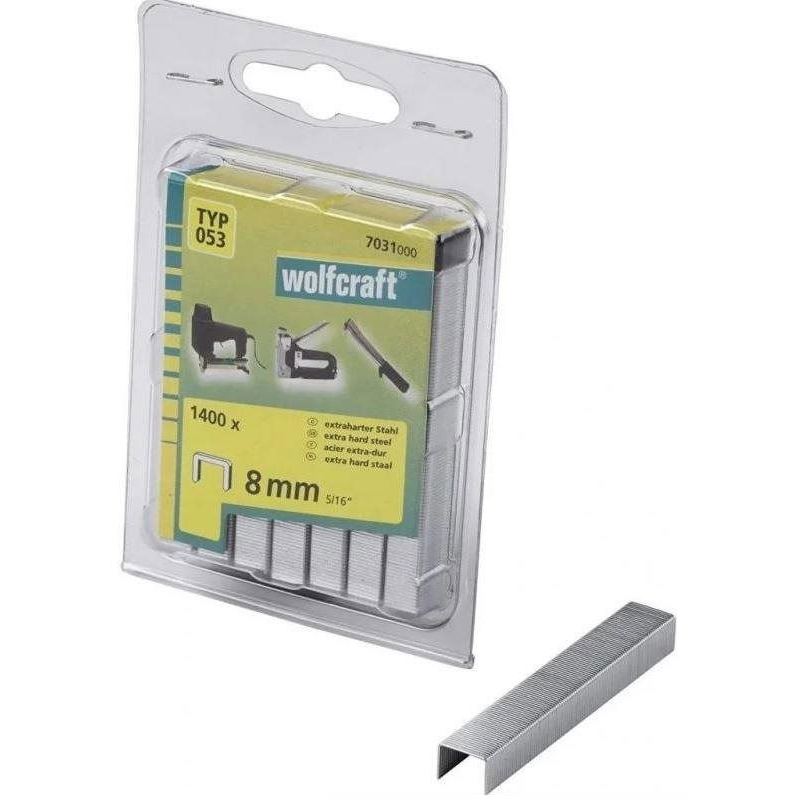 WOLFCRAFT - Széles kárpitos csat 11,2mm magasság 8mm, 1400 db (4006885703100)