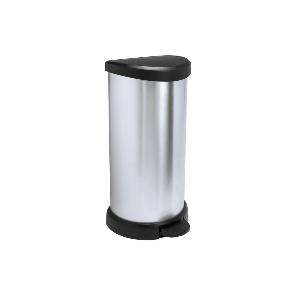 Curver pedálos szemetes fémhatású 40l (181125) (C181125)