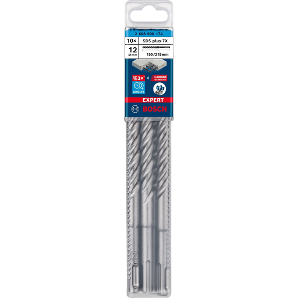 Bosch Expert SDS plus-7X Hammer drill bit 10 stk
