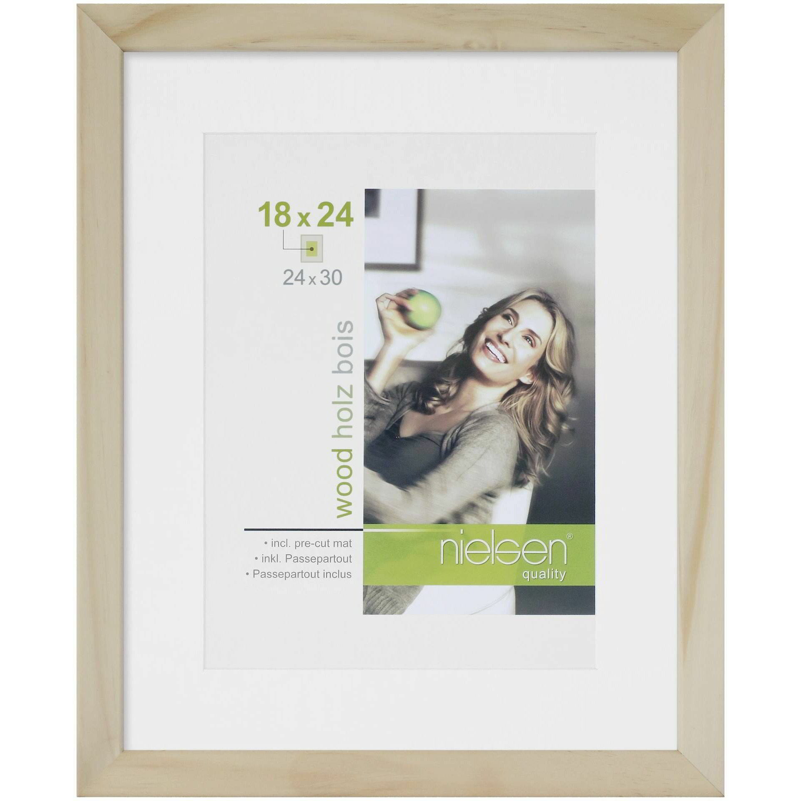 Nielsen Apollon 24x30 Képkeret - Natúr (8988008)