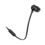 Аудио слушалки с кабел JBL T290, In-Ear, Микрофон, JBL Pure Bass sound, 1-Button Universal Remote & Mic, Hands Free Call, Черни/Black