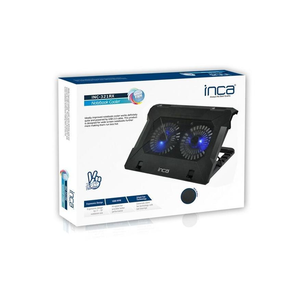 Can Technology Inca INC-321RX 17" Laptop Hűtőpad - Fekete