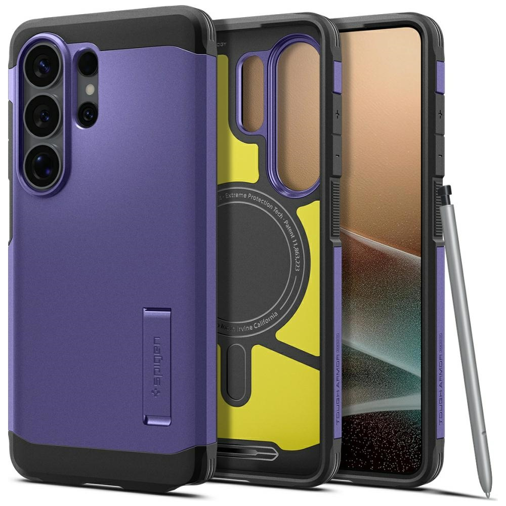 Puzdro Spigen Tough Armor Mag MagSafe pre Samsung Galaxy S26 Ultra Ash