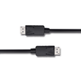 Quoltec 50373 DisplayPort 1.2 - DisplayPort 1.2 Kábel 2m - Fekete