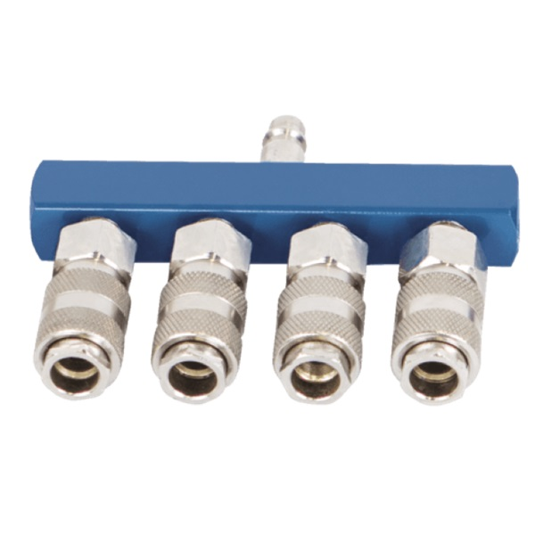 Scheppach 7906100725 kompresszorhoz 4 elosztós gyorscsatlakozó (7906100725)