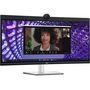 DELL P Series P3424WEB компютърен монитор 86,7 см (34.1") 3440 x 1440 пиксела 4K Ultra HD LCD Черен