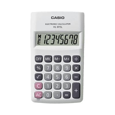 Casio HL-815L zsebeszámológép fehér (HL-815L)