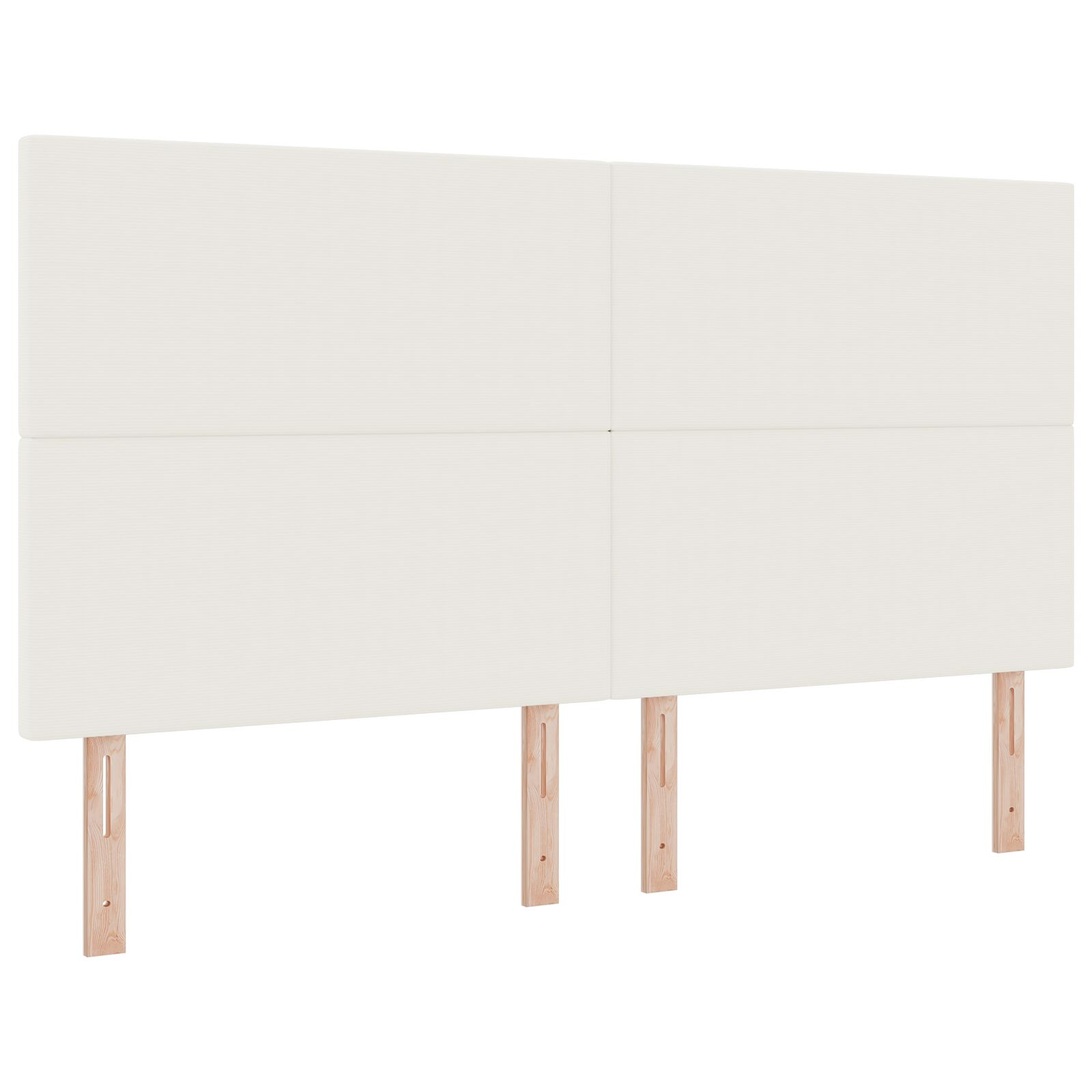 Fejtámla Egyszerű Design Krém 180 cm Corduroy Szövet (3337734)