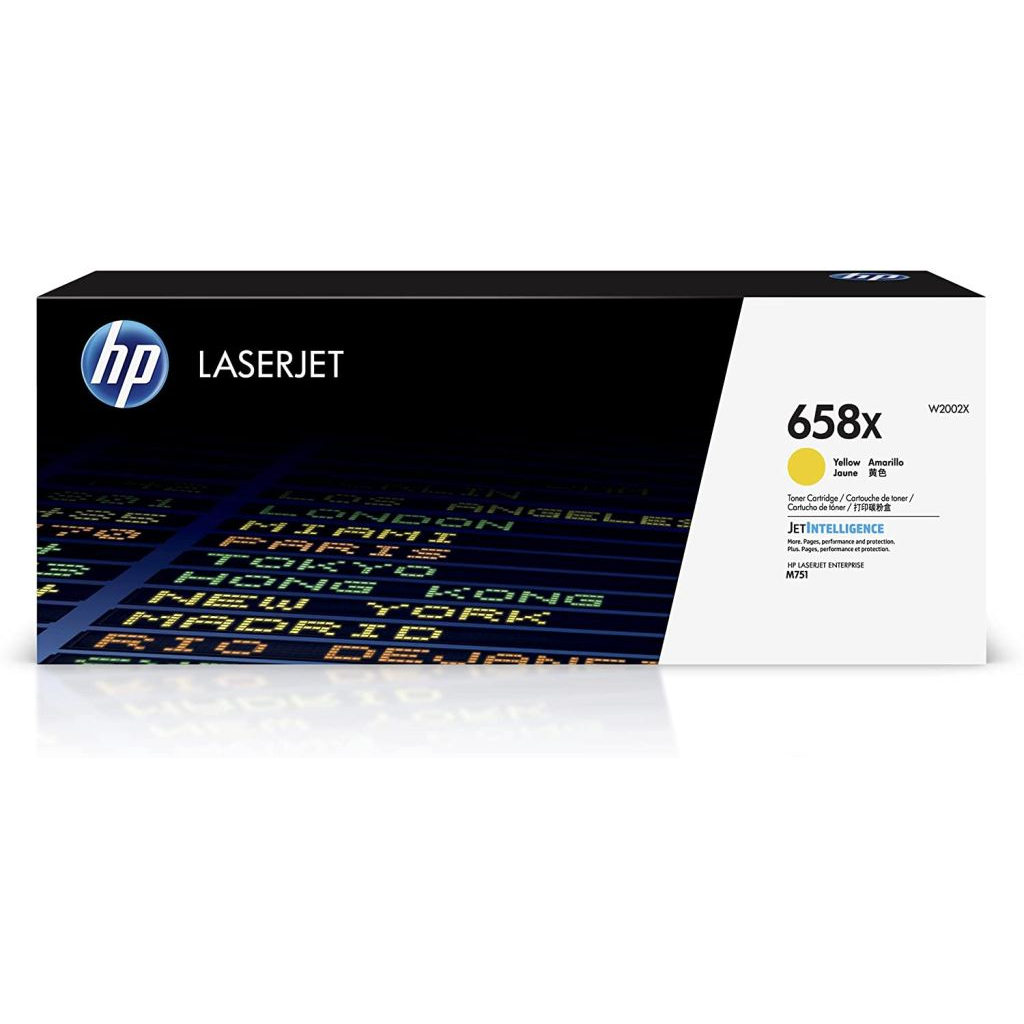 HP 658X nagy kapacitású LaserJet tonerkazetta sárga (W2002X) (W2002X)