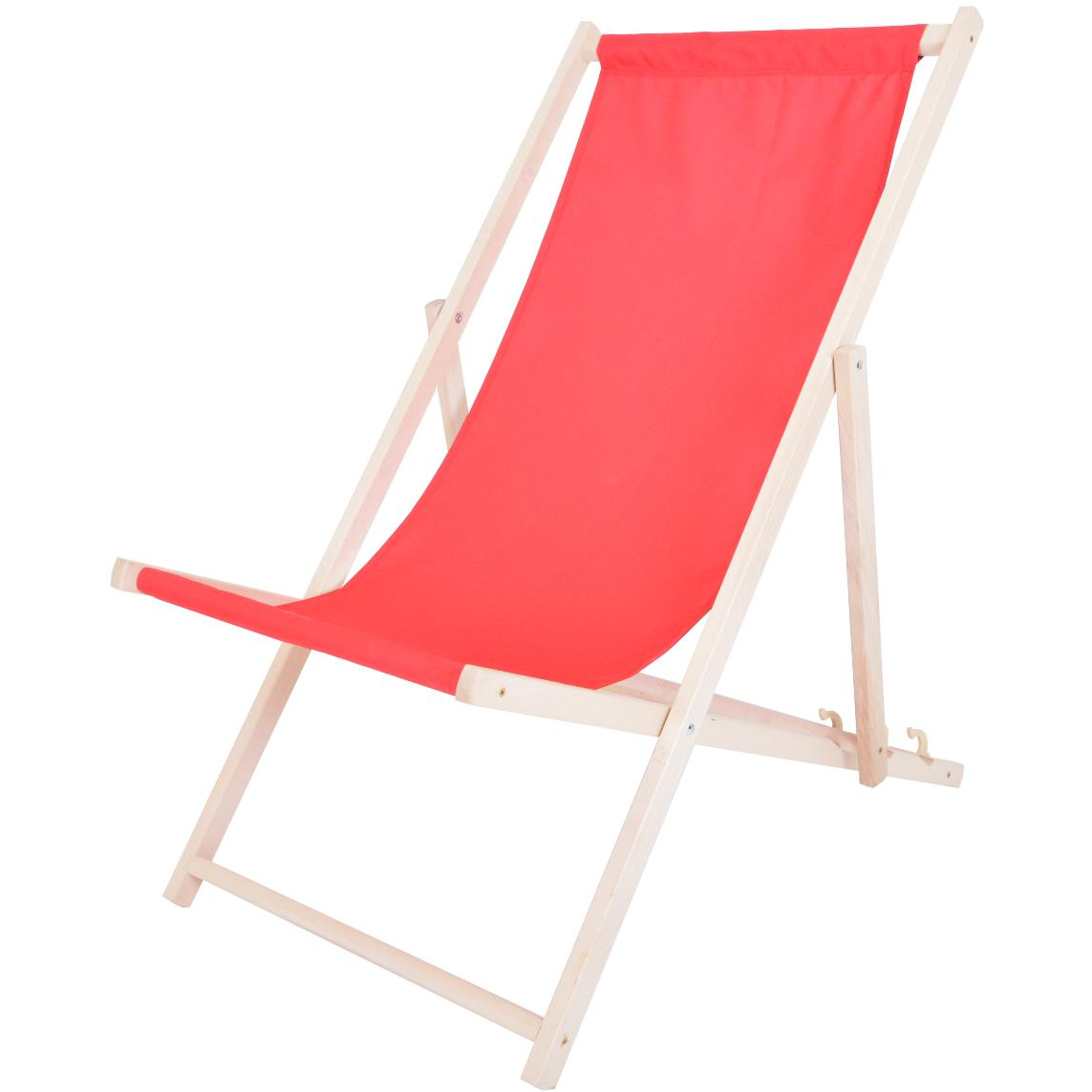 ROJAPLAST Bahama kerti szék, natúr, piros (23210/14)