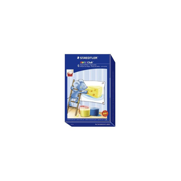 Pintura De Dedos Staedtler Noris 6 Tubos De 100 Ml